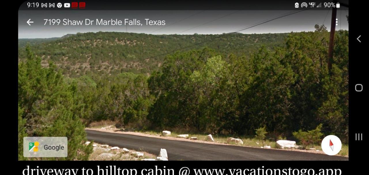 Entire 2Br 2Ba Hilltop View Home Sleeps 7 Pets 4 Acres Jacuzzi Central Ac Kingbeds Free Wifi-Parking Kitchen Washerdryer Starry Terrace Two Sunset Dining Patios Grill Stovetop Oven Fridge Onsitewoodedhiking Wildlife Coveredpatio4Pets & Birds Singing! Marble Falls Zewnętrze zdjęcie